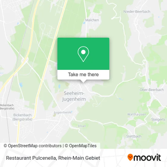 Карта Restaurant Pulcenella