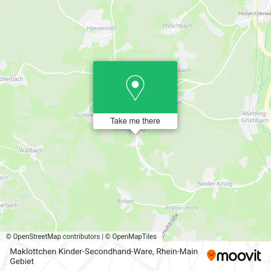 Карта Maklottchen Kinder-Secondhand-Ware