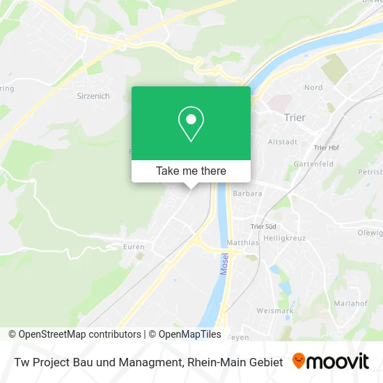 Карта Tw Project Bau und Managment