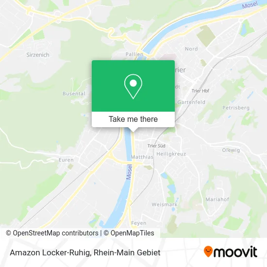 Карта Amazon Locker-Ruhig