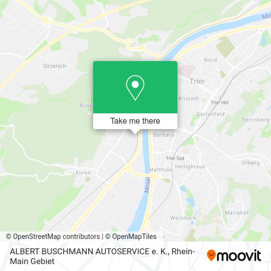 Карта ALBERT BUSCHMANN AUTOSERVICE e. K.