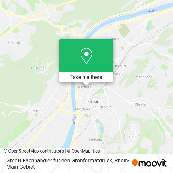 Карта GmbH Fachhandler für den Grobformatdruck
