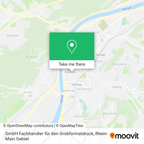 Карта GmbH Fachhandler für den Grobformatdruck
