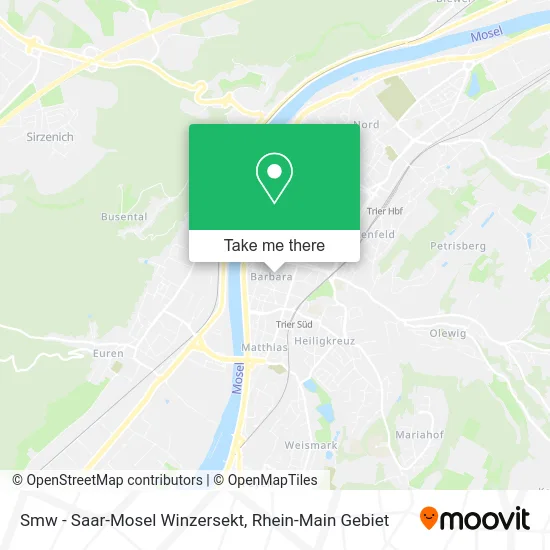 Карта Smw - Saar-Mosel Winzersekt
