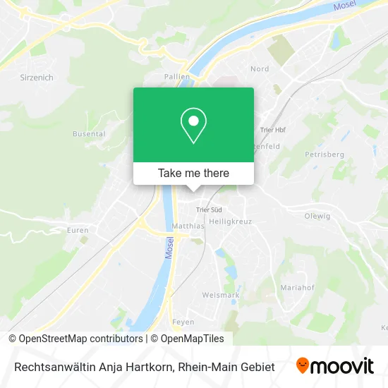 Карта Rechtsanwältin Anja Hartkorn