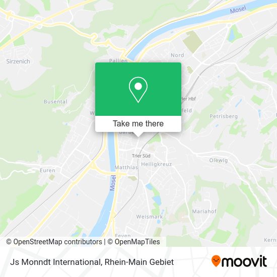 Карта Js Monndt International
