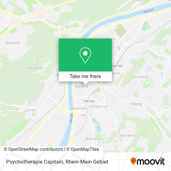 Карта Psychotherapie Capitain