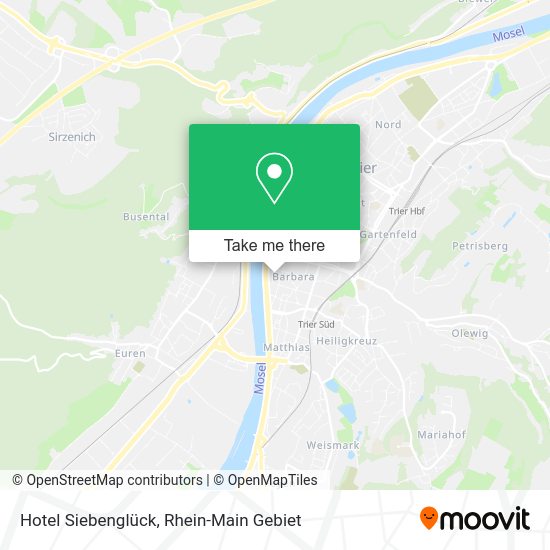 Карта Hotel Siebenglück