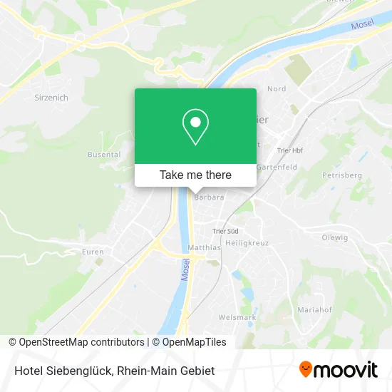 Карта Hotel Siebenglück