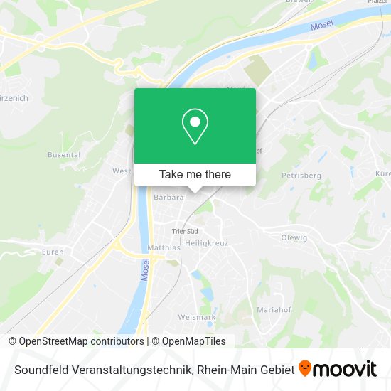 Карта Soundfeld Veranstaltungstechnik