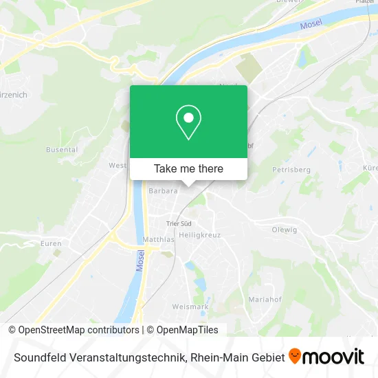 Карта Soundfeld Veranstaltungstechnik