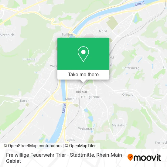Карта Freiwillige Feuerwehr Trier - Stadtmitte