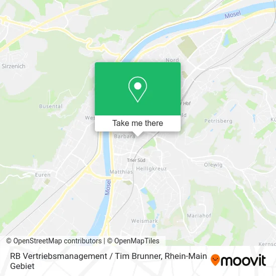 Карта RB Vertriebsmanagement / Tim Brunner