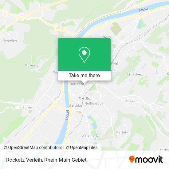 Карта Rocketz Verleih