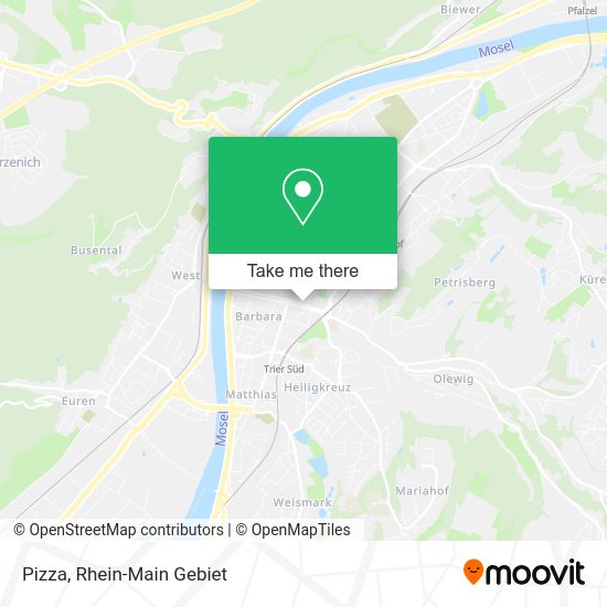 Карта Pizza