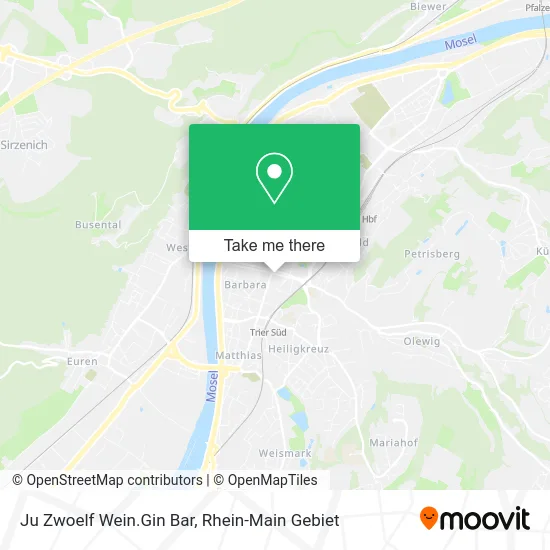 Карта Ju Zwoelf Wein.Gin Bar
