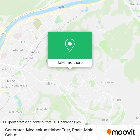Карта Generator. Medienkunstlabor Trier