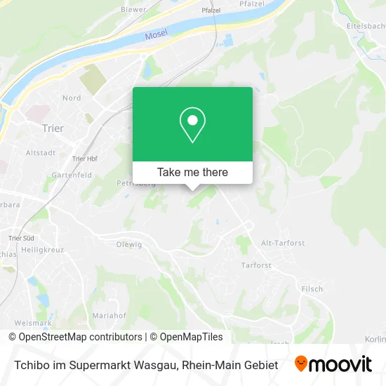 Карта Tchibo im Supermarkt Wasgau
