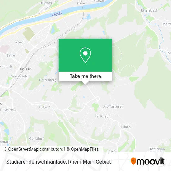 Карта Studierendenwohnanlage