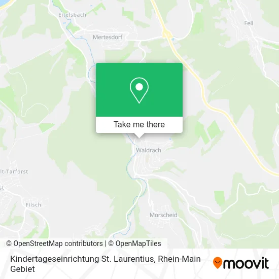 Карта Kindertageseinrichtung St. Laurentius