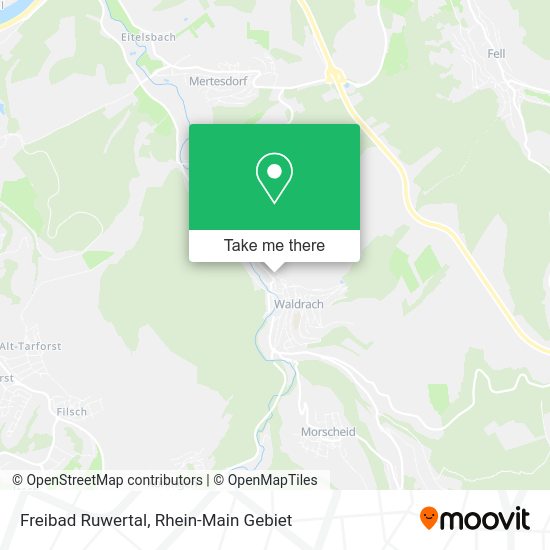Карта Freibad Ruwertal