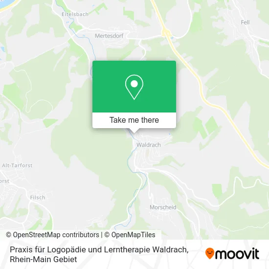 Карта Praxis für Logopädie und Lerntherapie Waldrach