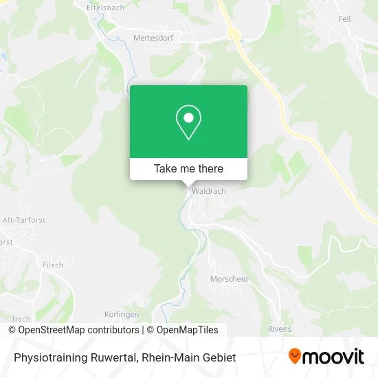 Карта Physiotraining Ruwertal