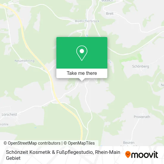 Карта Schönzeit Kosmetik & Fußpflegestudio