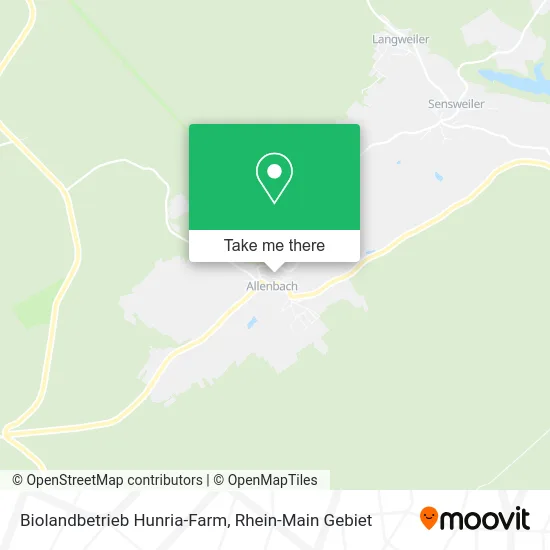 Карта Biolandbetrieb Hunria-Farm