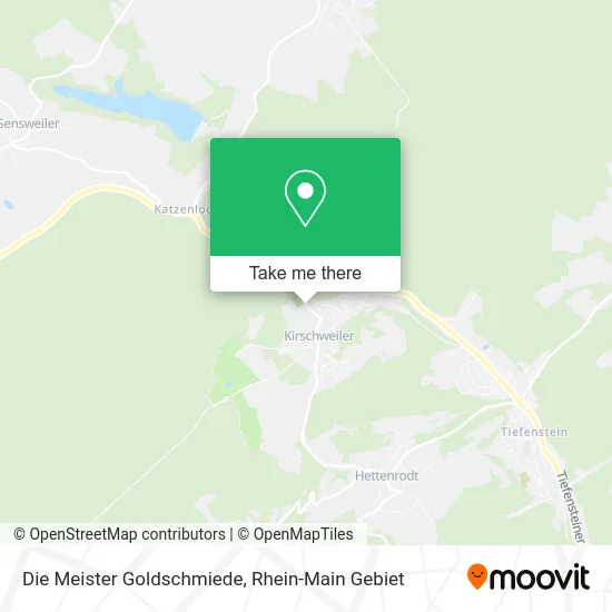 Карта Die Meister Goldschmiede