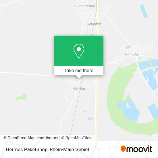 Карта Hermes PaketShop