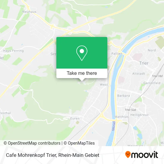 Карта Cafe Mohrenkopf Trier