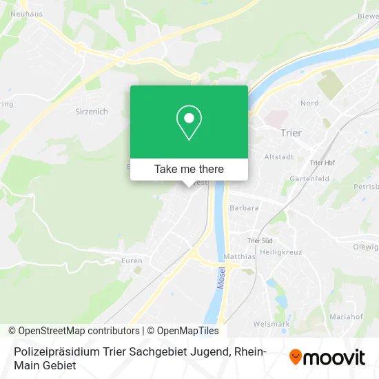 Polizeipräsidium Trier Sachgebiet Jugend map