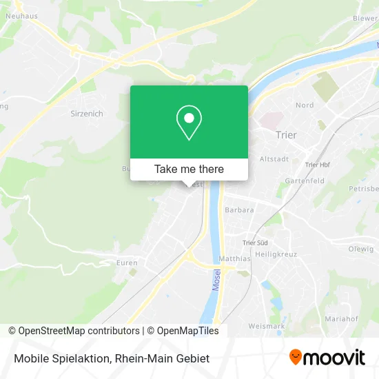 Карта Mobile Spielaktion