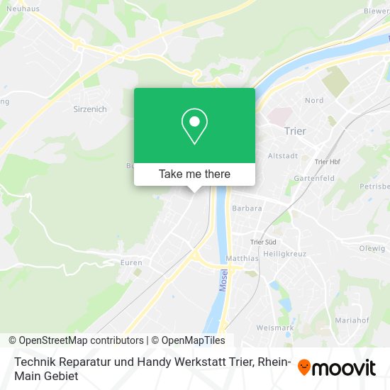Карта Technik Reparatur und Handy Werkstatt Trier