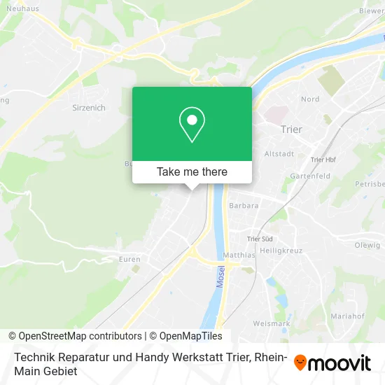 Карта Technik Reparatur und Handy Werkstatt Trier