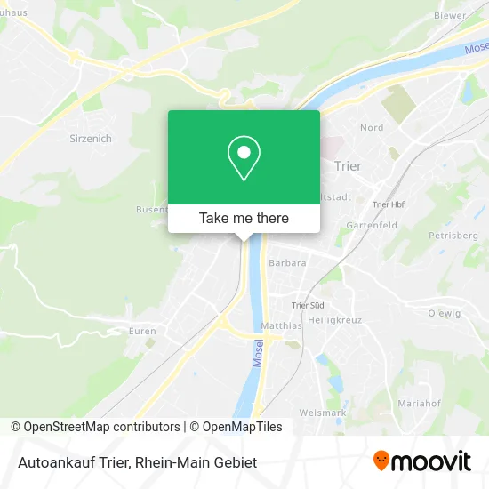 Карта Autoankauf Trier