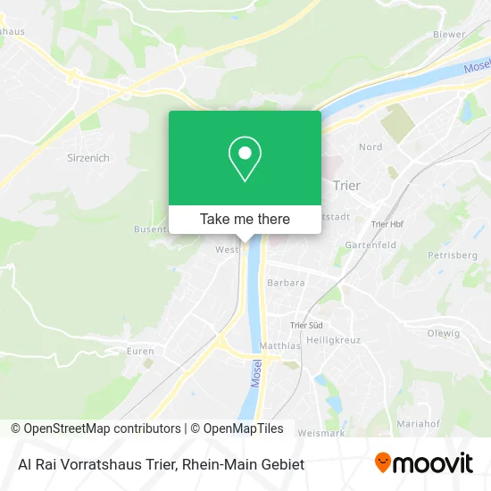 Карта Al Rai Vorratshaus Trier