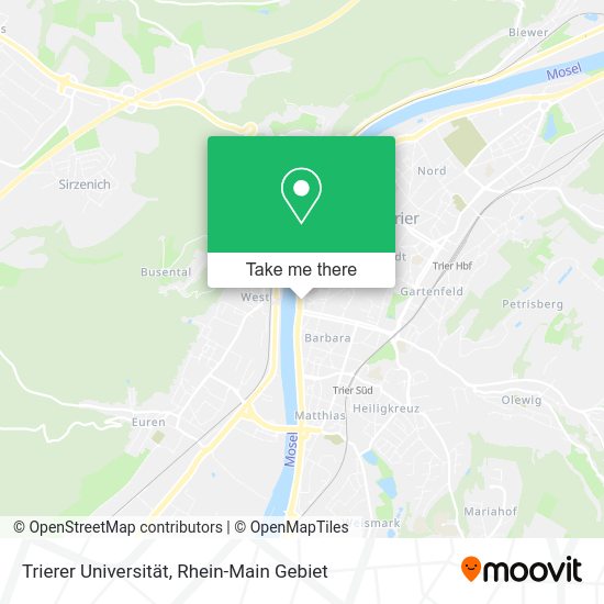 Карта Trierer Universität