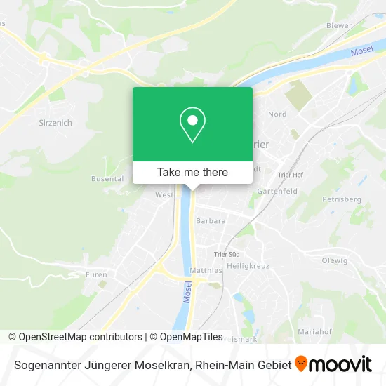 Карта Sogenannter Jüngerer Moselkran