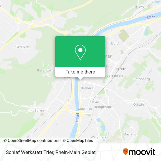 Карта Schlaf Werkstatt Trier