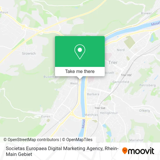 Карта Societas Europaea Digital Marketing Agency