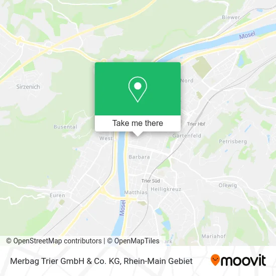 Merbag Trier GmbH & Co. KG map