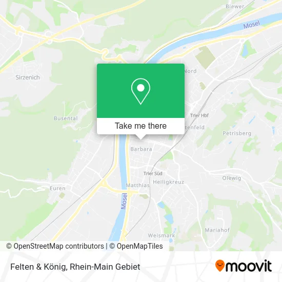 Карта Felten & König