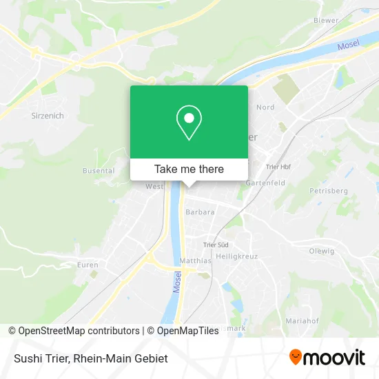 Карта Sushi Trier