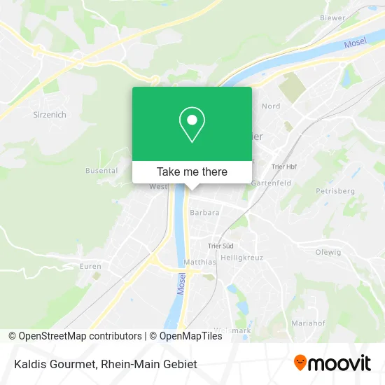 Карта Kaldis Gourmet