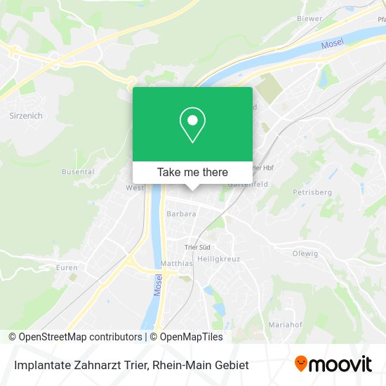 Карта Implantate Zahnarzt Trier