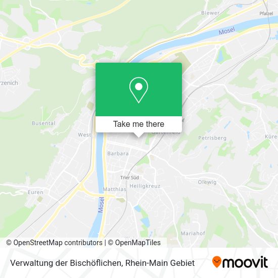 Карта Verwaltung der Bischöflichen