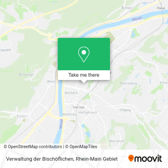 Карта Verwaltung der Bischöflichen