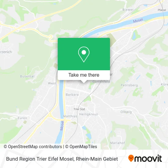 Карта Bund Region Trier Eifel Mosel